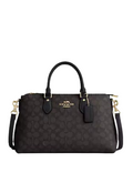 Coach Georgia Satchel Bag In Signature Canvas