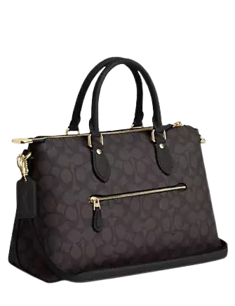 Coach Georgia Satchel Bag In Signature Canvas