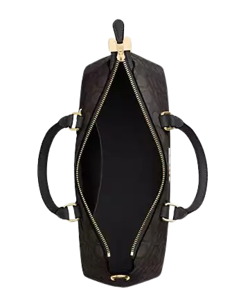 Coach Georgia Satchel Bag In Signature Canvas
