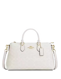 Coach Georgia Satchel Bag In Signature Canvas