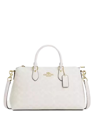 Coach Georgia Satchel Bag In Signature Canvas