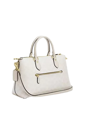 Coach Georgia Satchel Bag In Signature Canvas