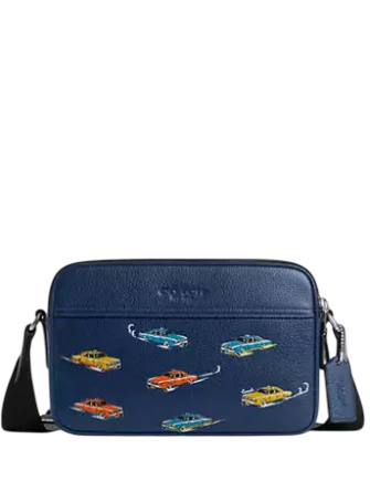 Coach Graham Crossbody Bag With Car Print