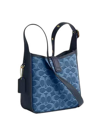 Coach Hadley Mini Crossbody Bag In Signature Denim