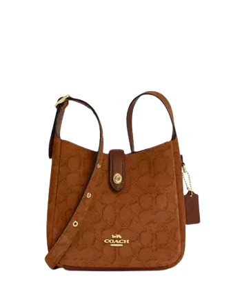 Coach Hadley Mini Crossbody Bag In Signature Suede
