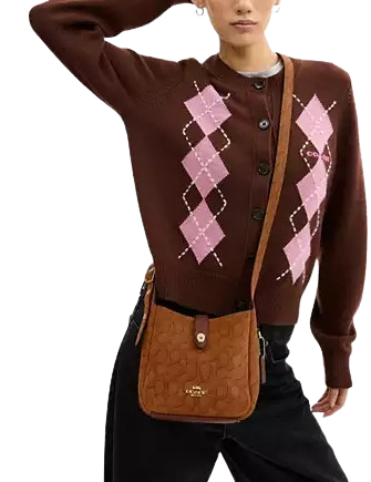 Coach Hadley Mini Crossbody Bag In Signature Suede