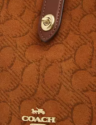 Coach Hadley Mini Crossbody Bag In Signature Suede