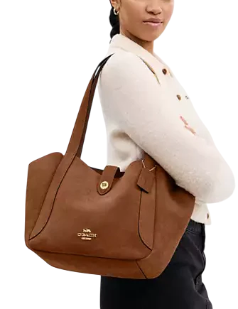 Coach Hadley Turnlock Tote Bag