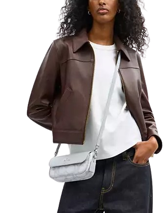 Coach Hailey Flap Bag In Sketch Signature Canvas