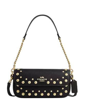 Coach Hailey Flap Bag With Rivets