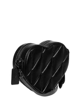 Coach Heart Crossbody Bag With Quilting