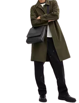 Coach Houston Map Bag In Signature Canvas