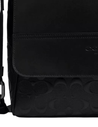 Coach Houston Map Bag In Signature Leather
