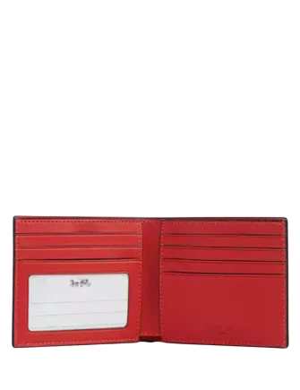 Coach Id Billfold Wallet In Signature Canvas