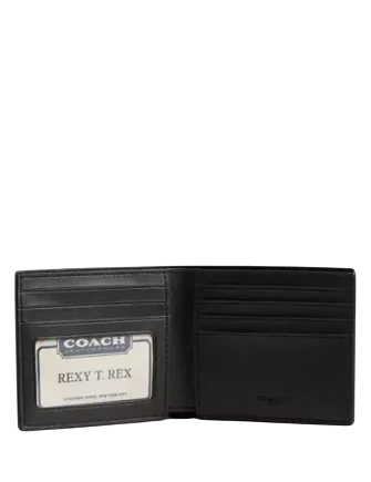 Coach Id Billfold Wallet In Signature Canvas