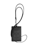 Coach Id Lanyard In Signature Canvas