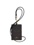 Coach Id Lanyard In Signature Canvas