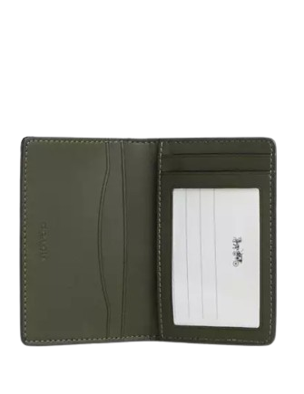 Coach Id Wallet In Signature Camo Print