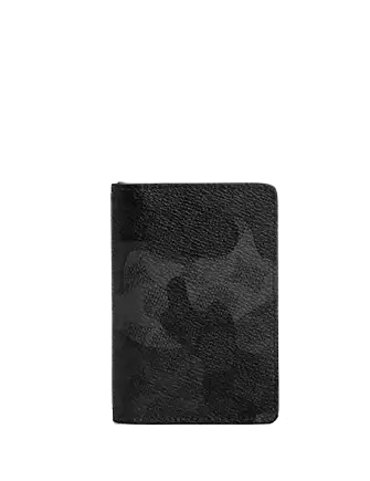 Coach Id Wallet In Signature Camo Print