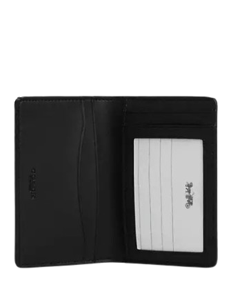 Coach Id Wallet In Signature Camo Print