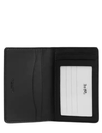Coach Id Wallet In Signature Canvas