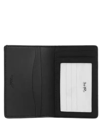 Coach Id Wallet In Signature Canvas