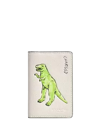 Coach Id Wallet With Sketch Print