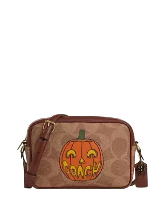 Coach Jamie Camera Bag In Signature Canvas With Halloween Print
