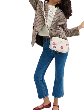 Coach Jamie Camera Bag With Lips Print