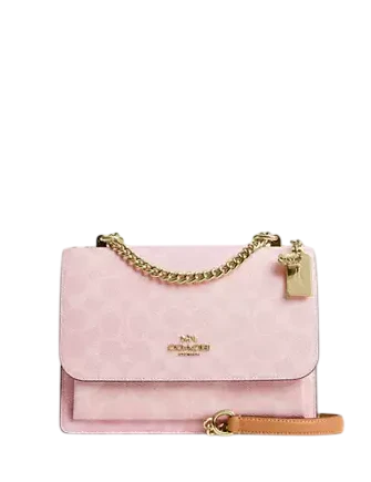 Coach Klare Crossbody Bag In Signature Canvas With Charms