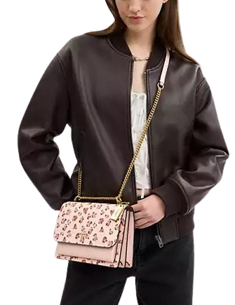 Coach Klare Crossbody Bag With Rose Print