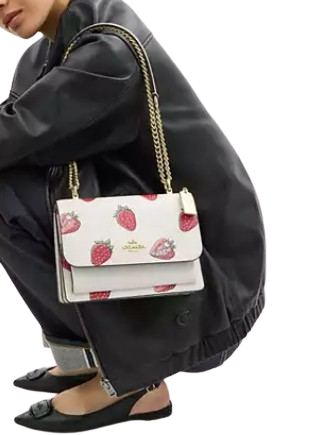 Coach Klare Crossbody With Strawberry Print