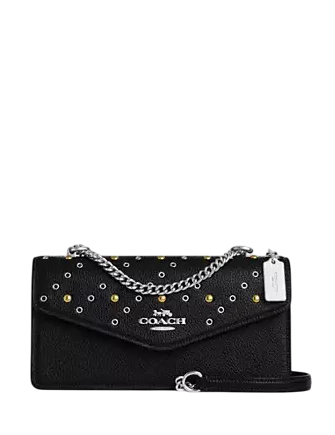 Coach Klare Envelope Crossbody Bag With Rivets