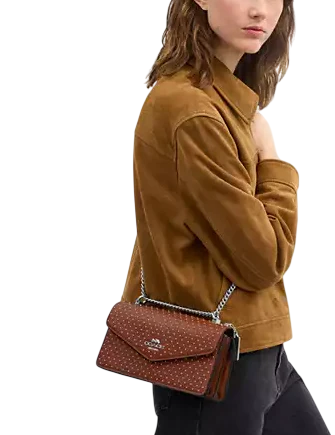 Coach Klare Envelope Crossbody Bag With Rivets