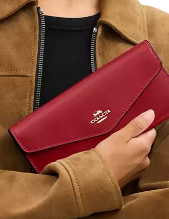 Coach Klare Wallet With Chain