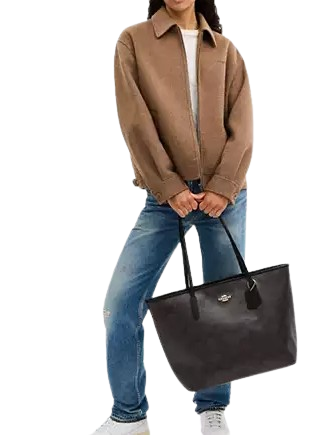 Coach Large City Tote Bag In Maxi Signature Canvas