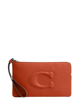 Coach Large Corner Zip Wristlet