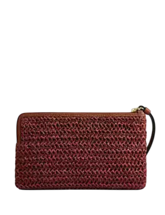 Coach Large Corner Zip Wristlet
