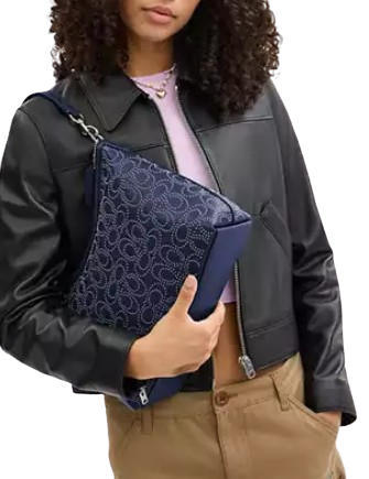Coach Laurel Shoulder Bag With Signature Rivets