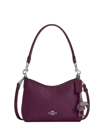 Coach Laurel Small Shoulder Bag With Flower Charm