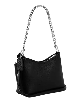 Coach Laurel Small Shoulder Bag With Mirror Charm And Pouch