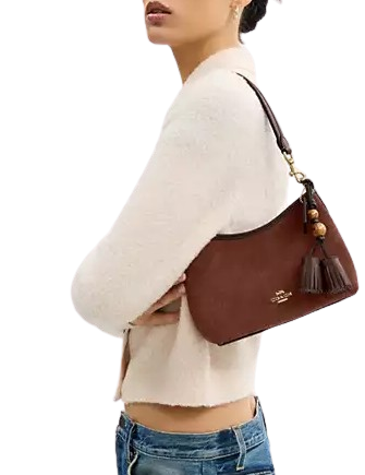 Coach Laurel Small Shoulder Bag With Tassels