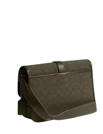 Coach League Messenger Bag In Signature Canvas Jacquard