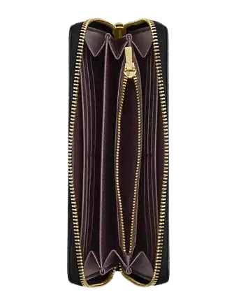 Coach Long Zip Around Wallet