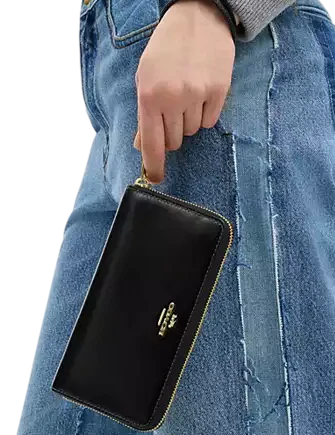 Coach Long Zip Around Wallet