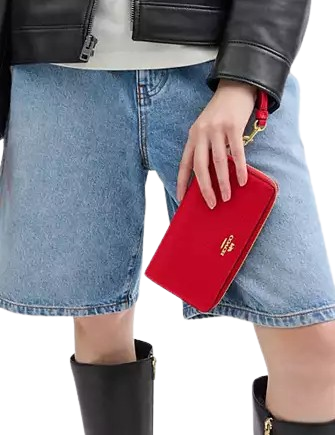 Coach Long Zip Around Wallet