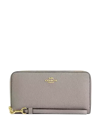 Coach Long Zip Around Wallet