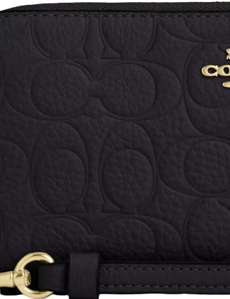 Coach Long Zip Around Wallet In Signature Leather