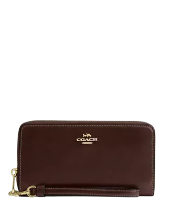 Coach Long Zip Around Wallet