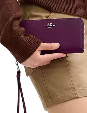 Coach Long Zip Around Wallet